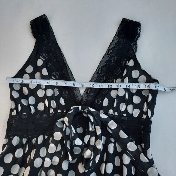 Robert Rodriguez Black and White Polka Dot Lace Top - Picture 5 of 11